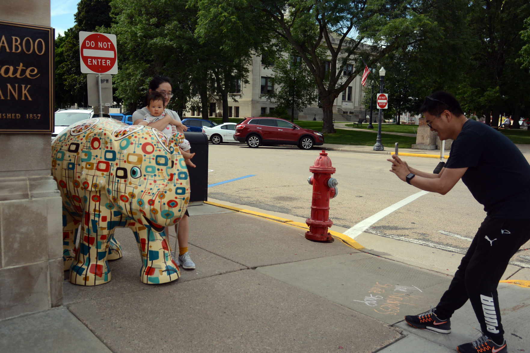 Parade of elephants